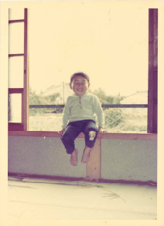 3歳当時の写真